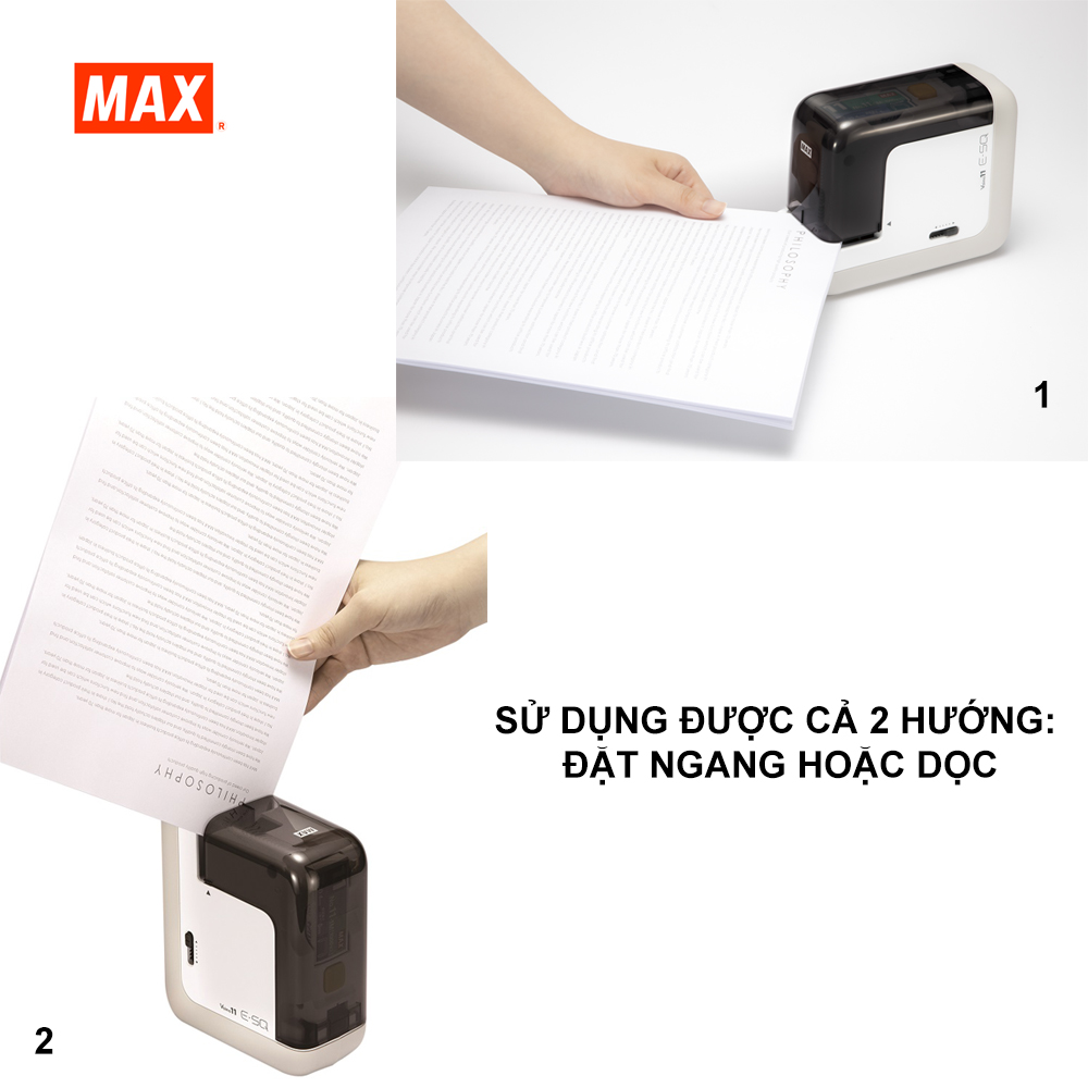 Dập ghim điện tử MAX BH-11F tự động, không cần chạm, tiện dụng cho văn phòng, trường học, bệnh viện ... + Tặng kèm 1 hộp đinh ghim No.11-1M