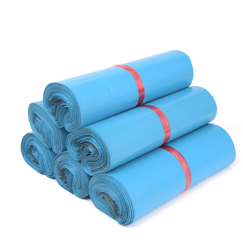 Combo 100 Túi Gói Hàng Niêm Phong Màu Xanh Blue cao cấp Size 25x35