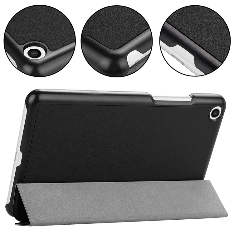 Bao Da Cover Cho Máy Tính Bảng Xiaomi Mi Pad 4 8 Inch Gấp 3 Hỗ Trợ Smart Cover