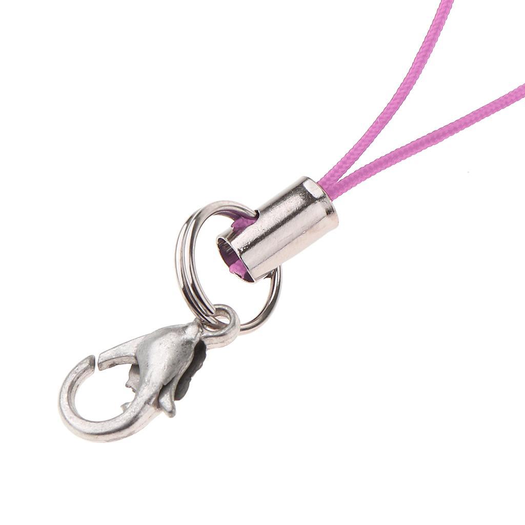 3-5pack 20pcs DIY Mobile Cellphone Keychain Lanyard Charms DIY Rope Light