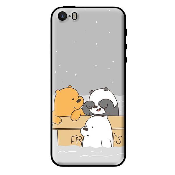 Ốp in cho iPhone 5 3 Chú Gấu 1 - Hàng chính hãng