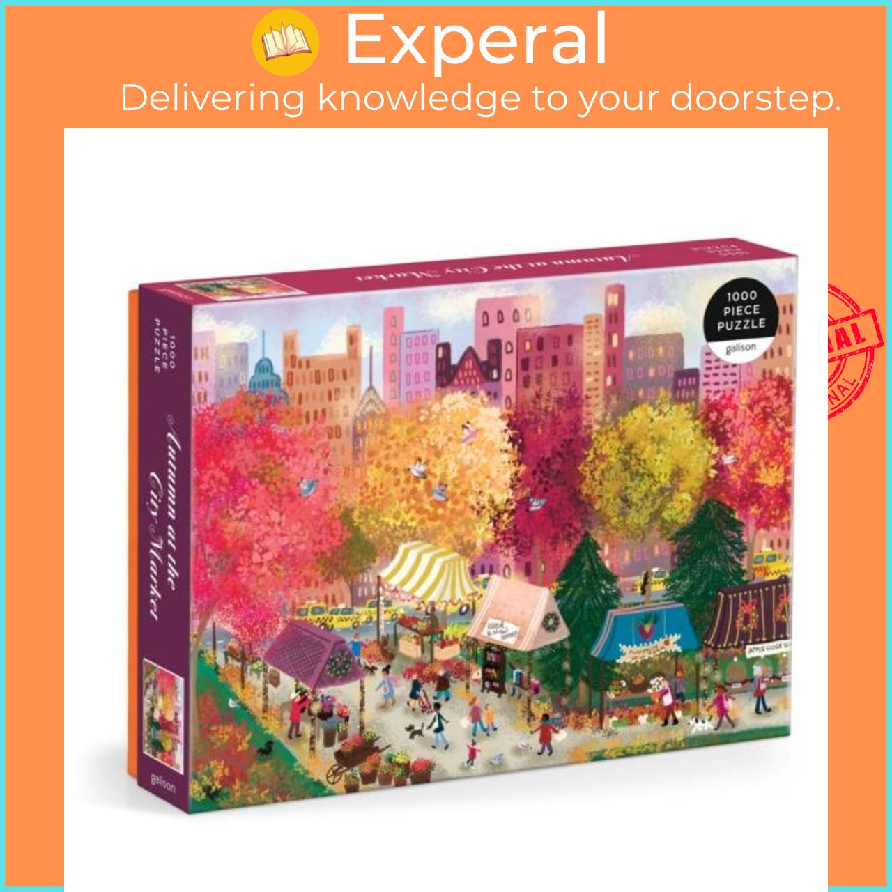 Sách - Joy Laforme Autumn at the City Market 1000 Piece Puzzle by Joy Laforme (UK edition, paperback)