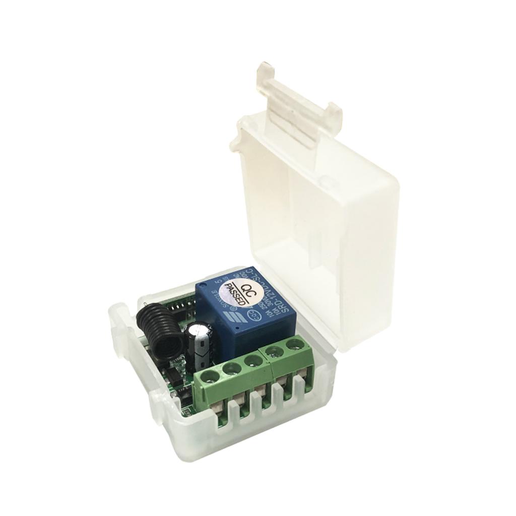 DC 12V 1 Channels Remote Control Switch Control Wireless RF Relay 1 Receiver With 1 Transmitter B