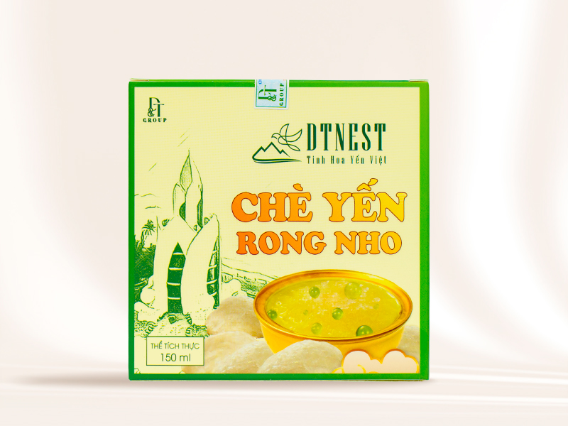 Chè Yến Rong Nho DT NEST - Thơm Ngon, Bổ Dưỡng, Tiện Lợi