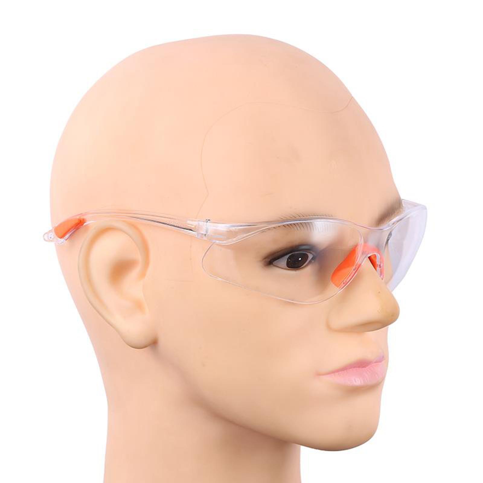 2xSafety Glasses Transparent Work Glasses Perfect Eye Protection for Women Men White