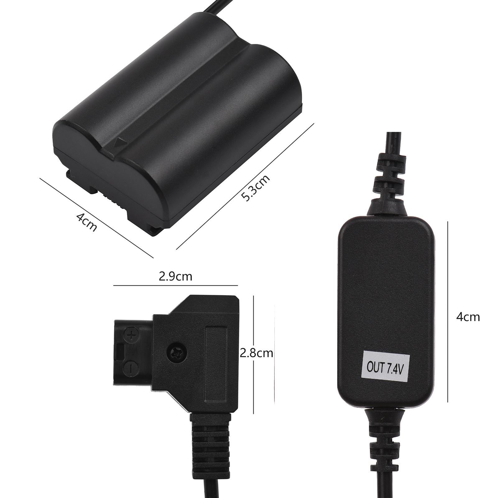 V-Mount D-TAP Power Adapter Cable to CP-W235 Dummy Battery DC Coupler Charger Replacement for Fujifilm X-T4