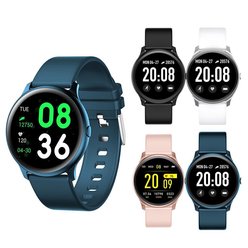 Bluetooth Smart Watch Heart Rate Blood Sport Fitness Tracker Bracelet Black