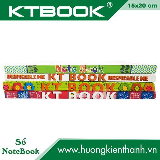 Sổ Bìa Cứng ghi chép KTBOOK loại NoteBook Khổ Lớn size 15 x 20 cm