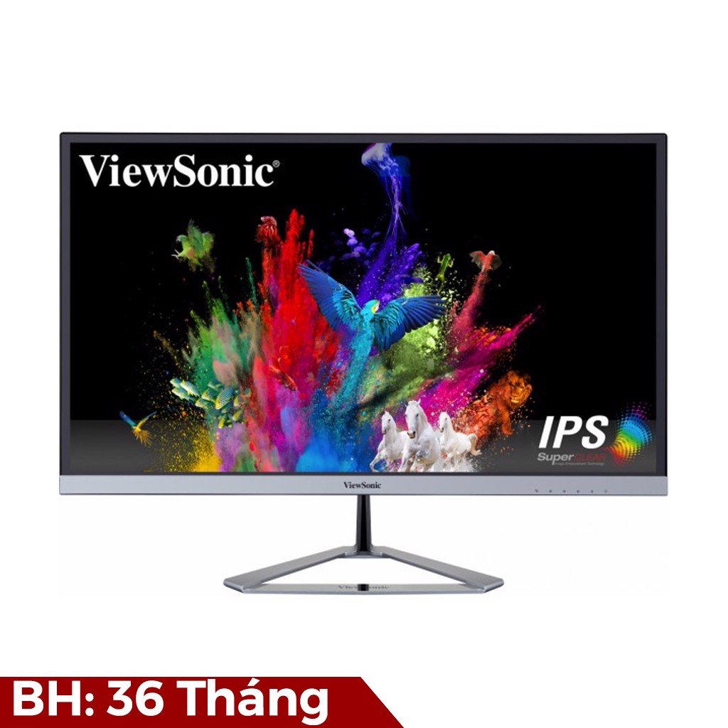 Màn hình ViewSonic VX2476-SMHD 24&quot; IPS 75Hz loa kép 3W - Hàng Chính Hãng