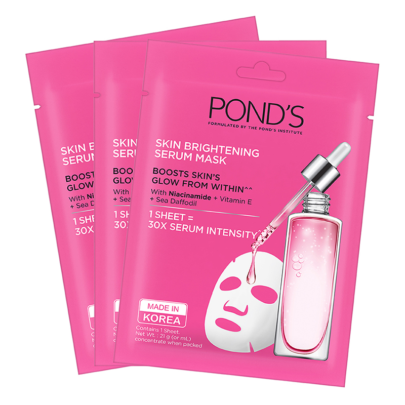 Bộ Dưỡng Da Hoàn Hảo Pond's (9 Mặt Nạ Serum Pond's 21ml + Sữa Rửa Mặt Pond's Ngăn Ngừa Lão Hóa 50ml + Kem Dưỡng Da Ngăn Ngừa Lão Hóa Ban Ngày SPF18 10g)