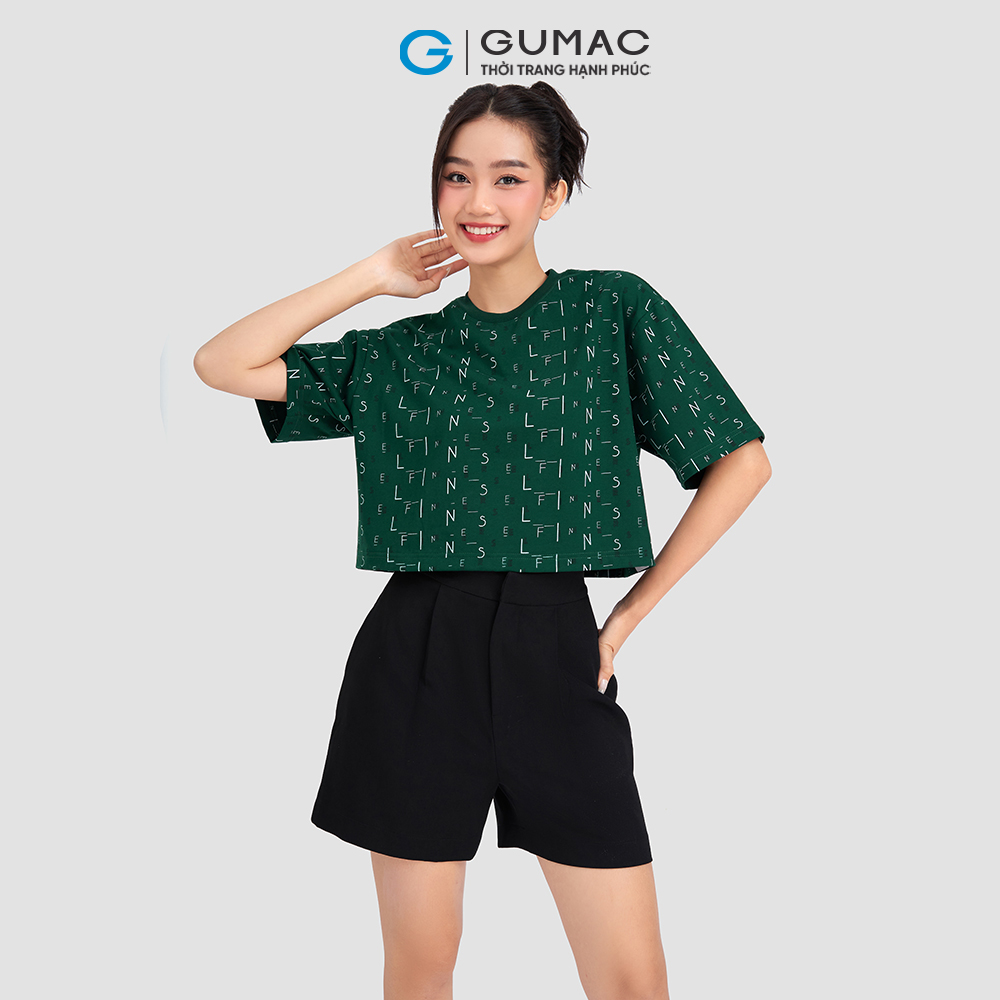 Áo thun in tấm GUMAC ATD03023