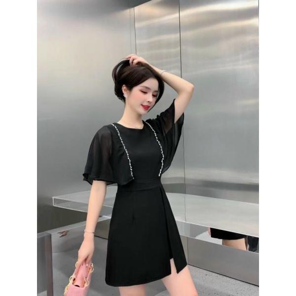 SÉT BỘ SHORT ĐEN TAY CÁNH TIÊN