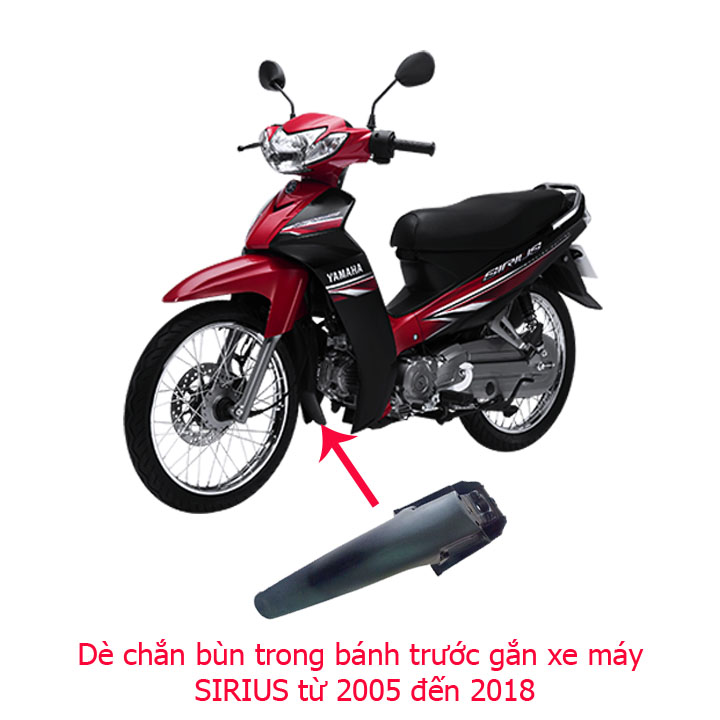 Dè chắn bùn B - bánh Trước xe SIRIUS đời 2005 đến 2018 - 2477z.