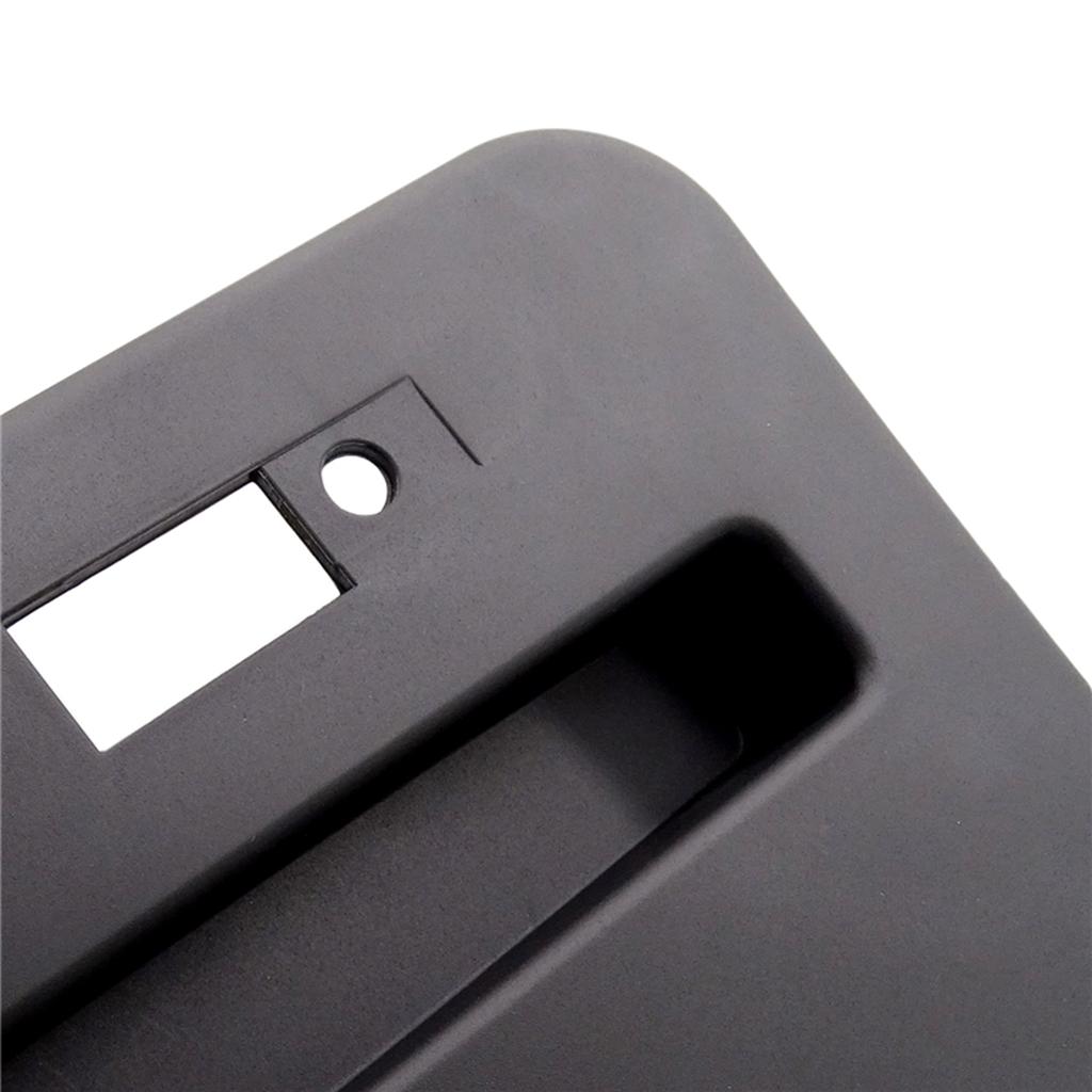 ABS License Plate Frame, 1 PC License Plate Holder, Auto Black License Plate Frame Rust-Proof, Weather-Proof Fit for Mitsubishi Lancer GTS EVO X 08-18