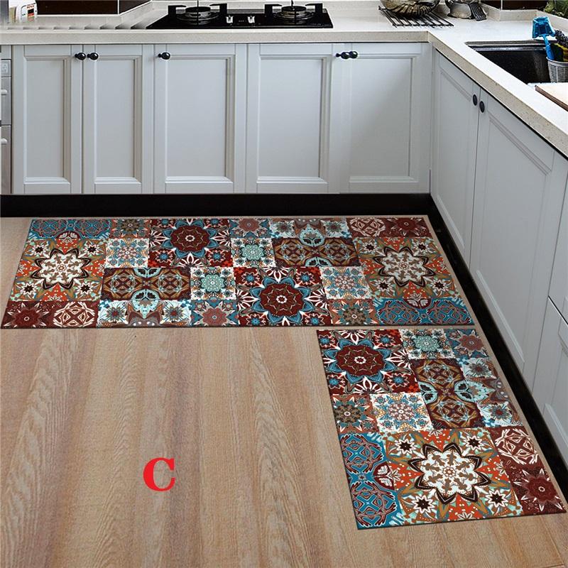 Thảm Chùi Chân Chống Trượt Phong Cách Châu Âu Hiện Đại
