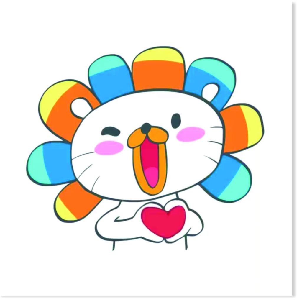 Tem rời vario 150 heo chó racing trắng