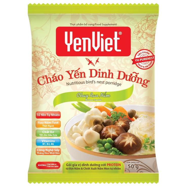 Cháo Yến Dinh Dưỡng YenViet - Chay Rau Nấm