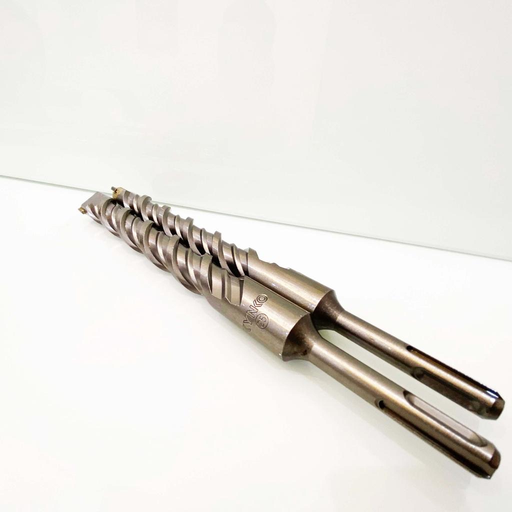 MŨI KHOAN BÊ TÔNG SDS ĐƯỜNG KÍNH PHI Ø25 DÀI 260MM XUYÊN TƯỜNG ĐẦU DẸT KYNKO MKBTXT-25260