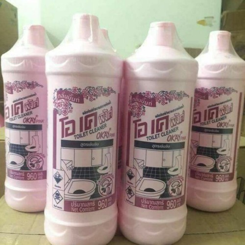 Nước Tẩy Rửa Bồn Cầu Okay Pink Toilet Cleaner