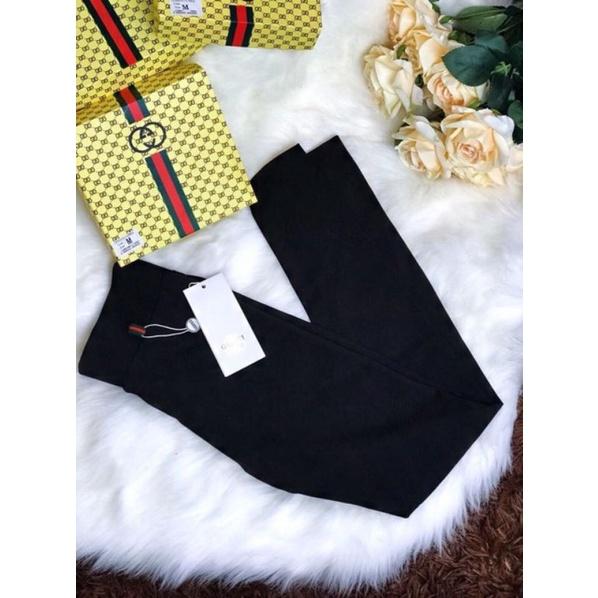 Quần legging bigsize gc,quần legging nữ lưng cao chất cotton co giãn