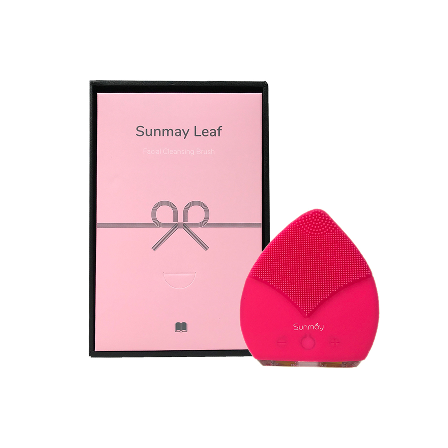 Máy rửa mặt Sunmay Luxury Leaf - Red Pink