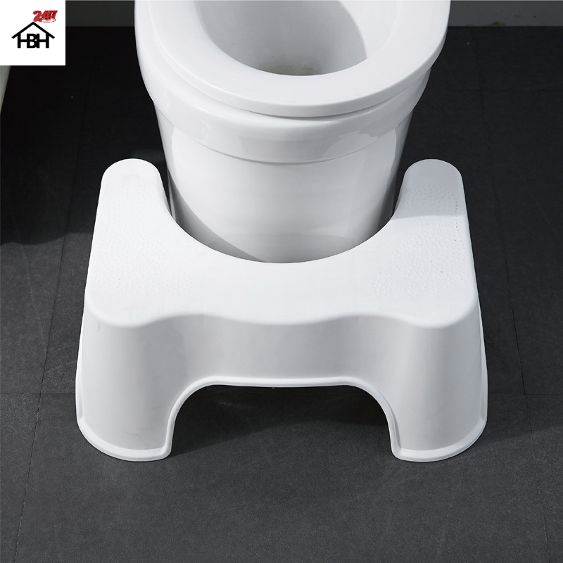 Ghế Nhựa Kê Chân Toilet , Bồn Cầu Khi Đi Vệ Sinh chống táo bón  00275