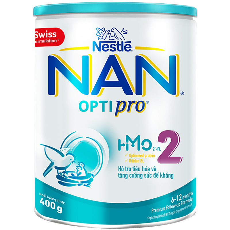 Sữa Bột Nestlé NAN OPTIPRO HM-O 2 400g