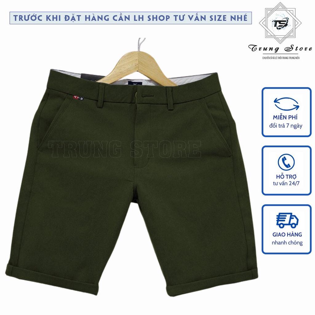 Quần Short Nam TÂY ÂU Chất Vải COTTON 2 CHIỀU Co Giãn Nhẹ Không Nhăn Đẹp, Quần Sọt Nam Form Body