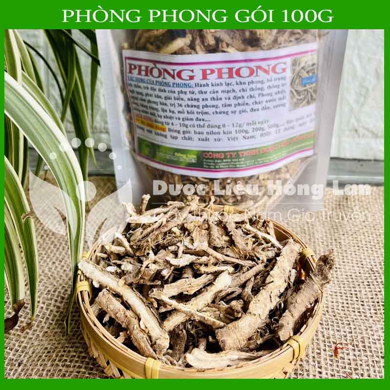 100gram Phòng phong đồng vị thuốc bắc khô sạch