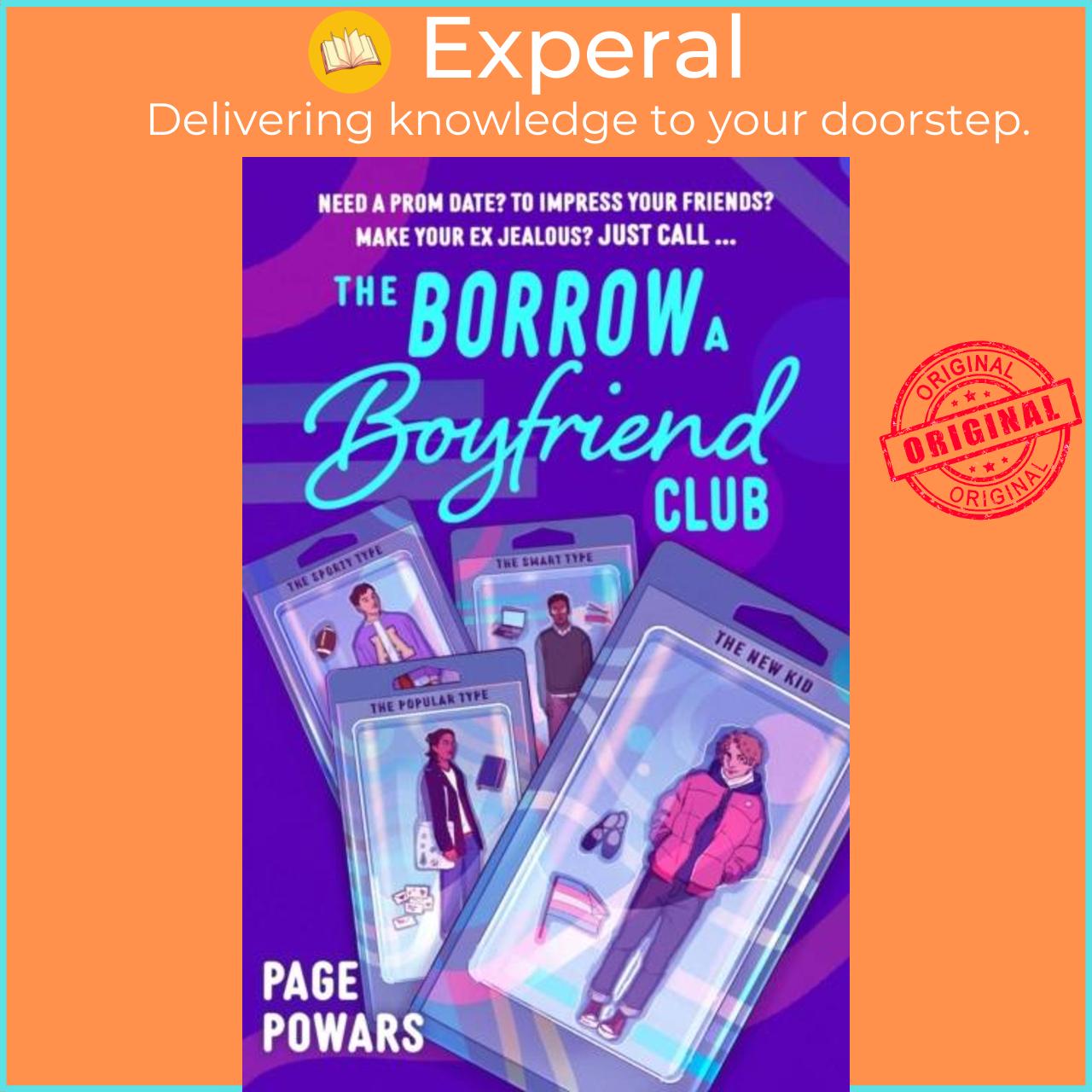 Sách - The Borrow a Boyfriend Club by Page Powars (UK edition, paperback)
