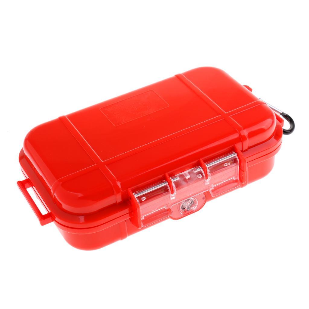 2pcs Outdoor Waterproof Storage Hard Shell Survival Case Holder Organizer