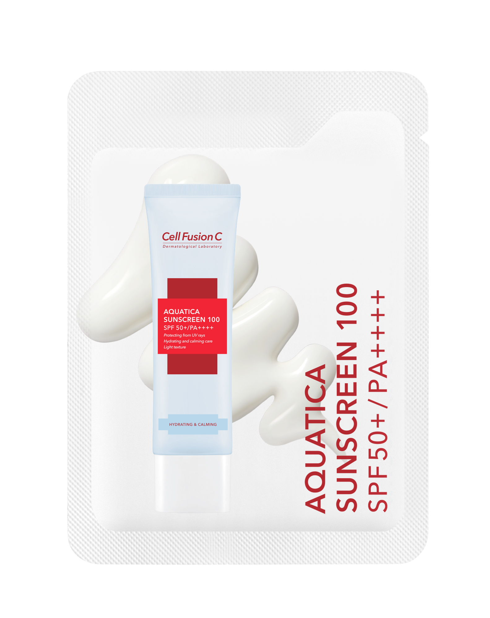 [GÓI DÙNG THỬ 1.2ML] Kem Chống Nắng Cấp Ẩm &amp; Dịu Da Cell Fusion C Aquatica Sunscreen 100 SPF 50+/PA++++ (1.2g)