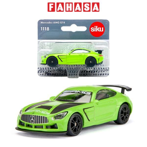 Đồ Chơi Mô Hình Xe Mercedes-AMG GT4 - Siku 1118 - Màu Xanh Lá