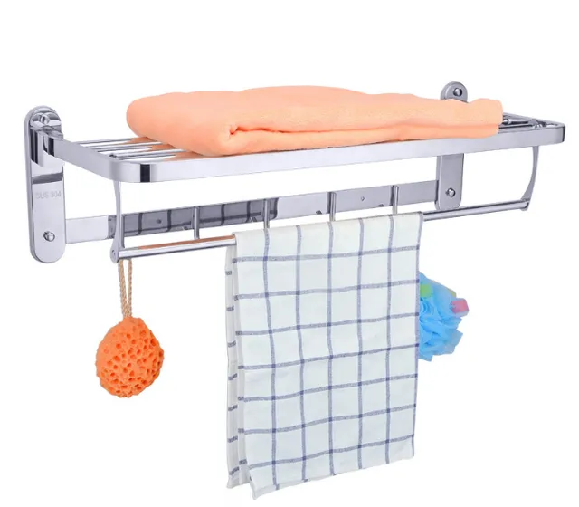 Giá treo khăn nhà tắm Inox 304 cao cấp , vắt khăn giàn nhà tắm inox 304 bền đẹp không han ghỉ có thể gấp gọn