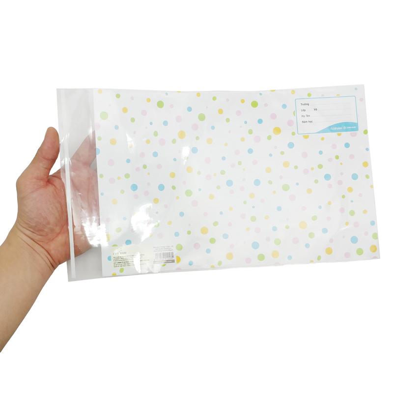 Giấy Bao Tập 2 Trong 1 Bìa Kiếng Dots - The Sun 04 (5 Tờ/Xấp)