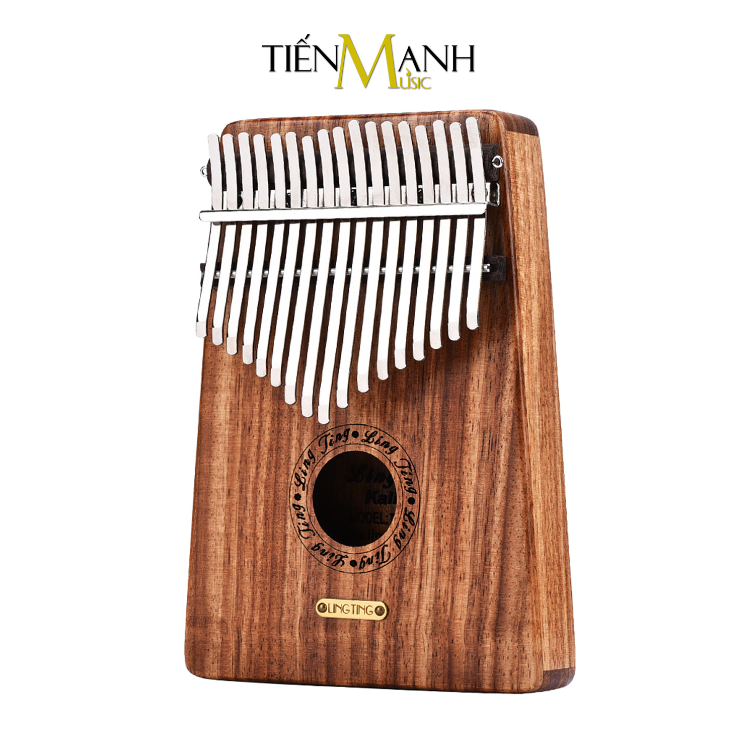 Đàn Kalimba LingTing 17 Phím K17Y (Gỗ Hồng Đàn - Full Phụ Kiện LT-K17Y) Hàng Chính Hãng - Kèm Móng Gẩy DreamMaker