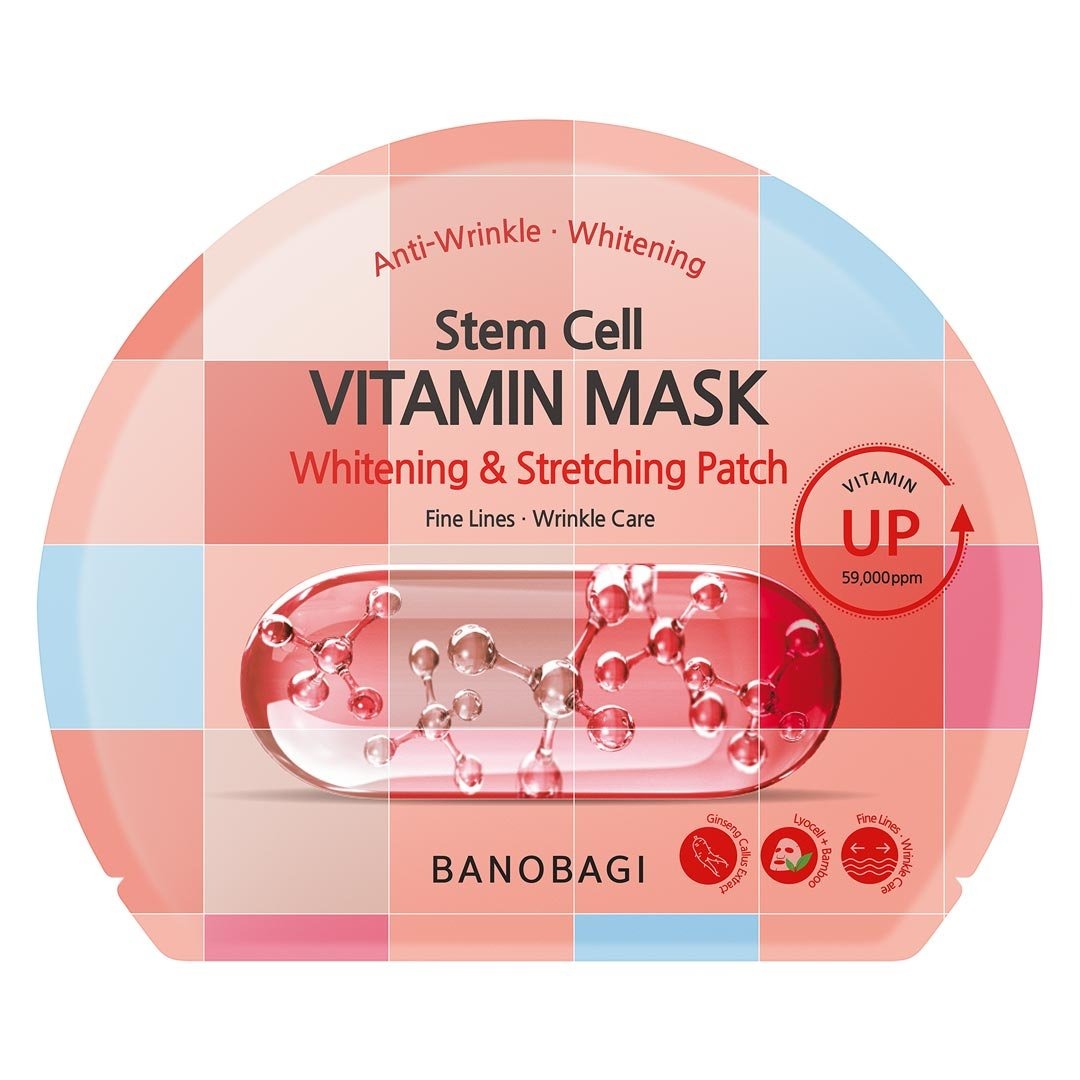 1 Miếng Mặt Nạ Giấy Banobagi Stem Cell Vitamin Mask 30g