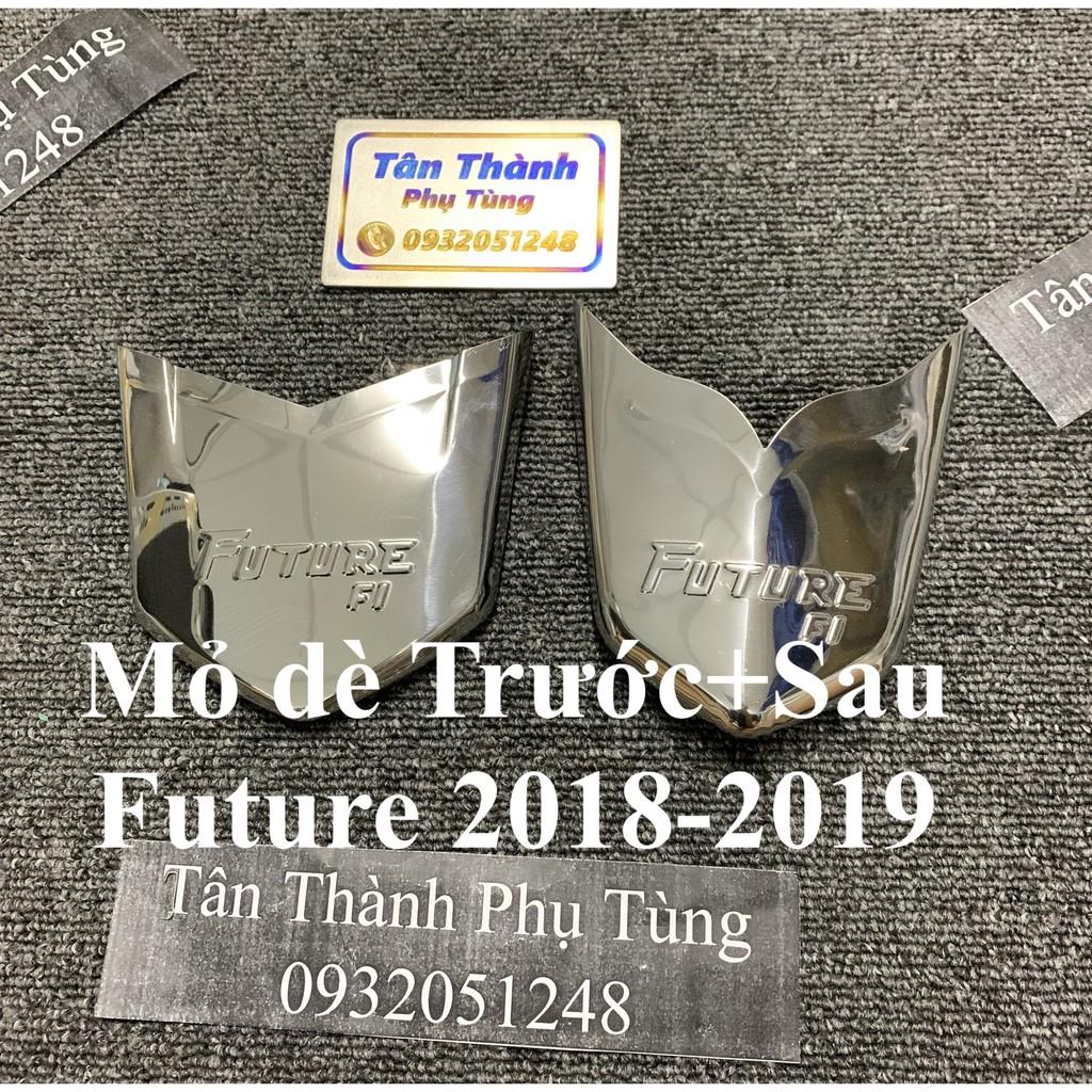 Mỏ Dè trước sau Inox dành cho xe Future FI 2012-2017, Future 2018-2019