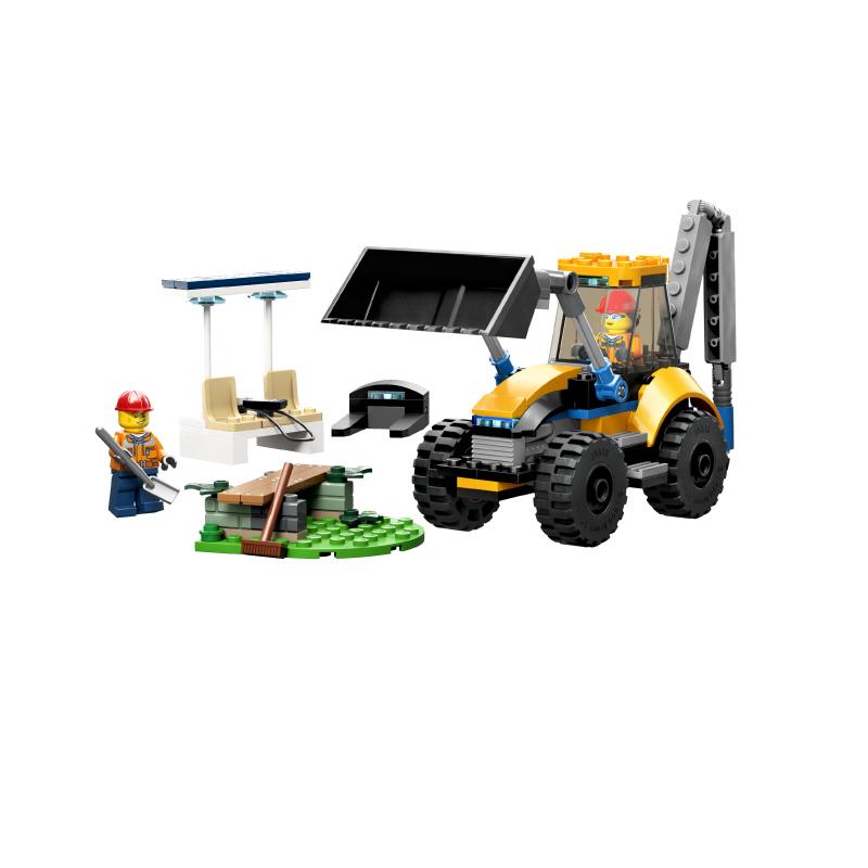 Đồ Chơi Lắp Ráp LEGO City Xe Đào Đất Công Trình 60385 (148 chi tiết)