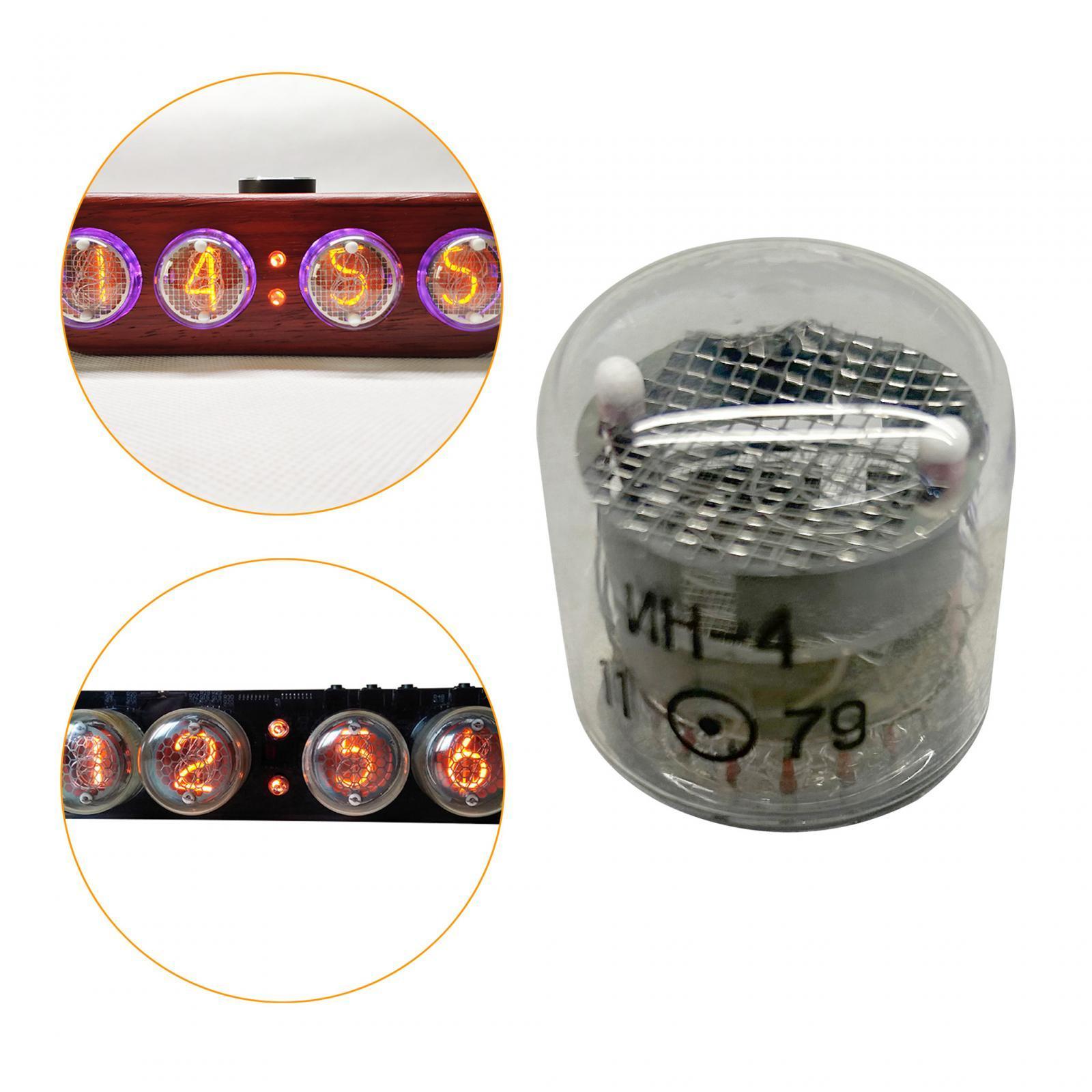 In4 Nixie Tubes Retro Desktop Digital Clock for Bedroom Clock Glow