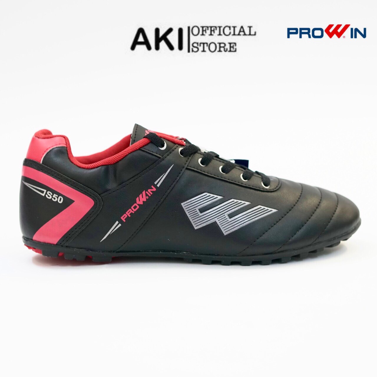 Giày đá banh cỏ nhân tạo Prowin S50 Đen thể thao nam chính hãng chất lượng - PS005
