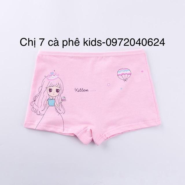Quần lót bé gái set 5 quần cho bé 7->40kg
