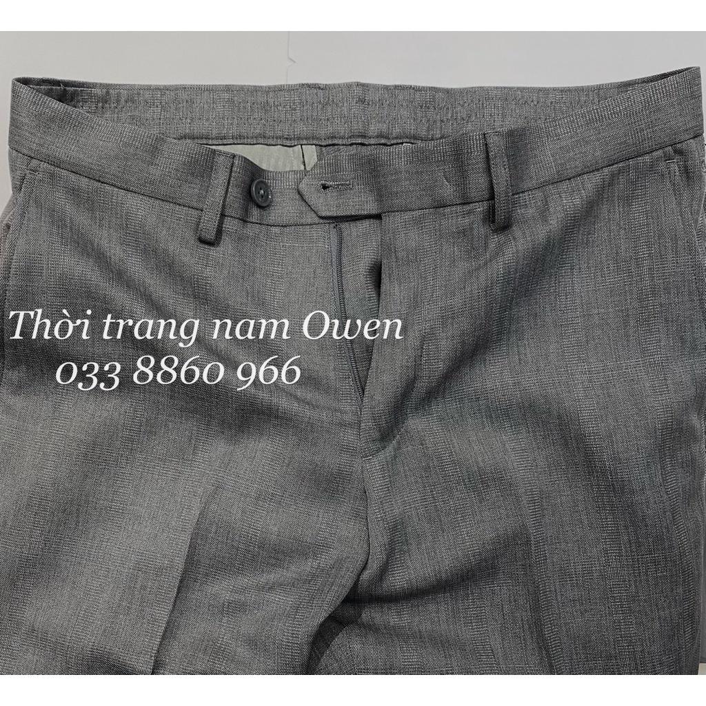 OWEN - Quần âu nam Owen dáng ôm TRENDY trẻ trung 100% Nano màu xám 22762 - quần tây Owen