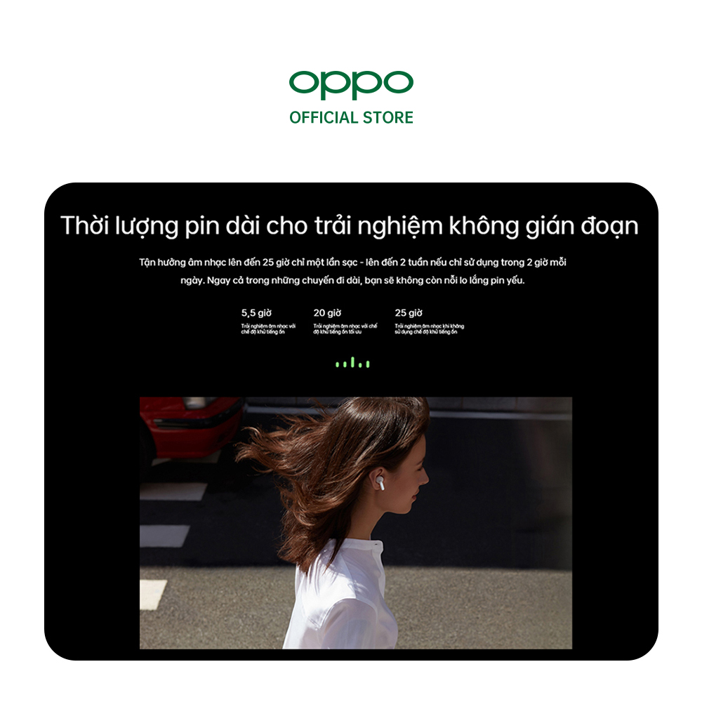 Tai Nghe Không Dây True Wireless OPPO Enco X | Hàng Chính Hãng - Màu Trắng