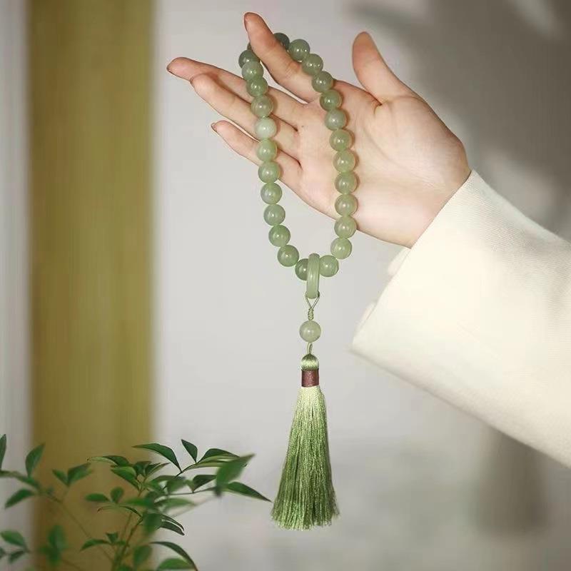 CHUỖI TRÀNG HẠT CẦM TAY TUA RUA CỔ PHONG KÈM HỘP SANG TRỌNG