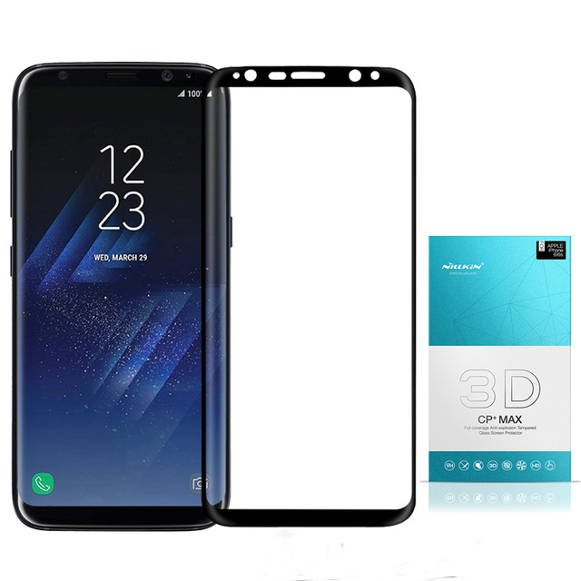 Miếng dán kính cường lực Samsung Galaxy S8 Plus chính hãng Nillkin CP+ Max sử dụng công nghệ thủy tinh ACC Nhật Bản - Sản phẩm chính hãng