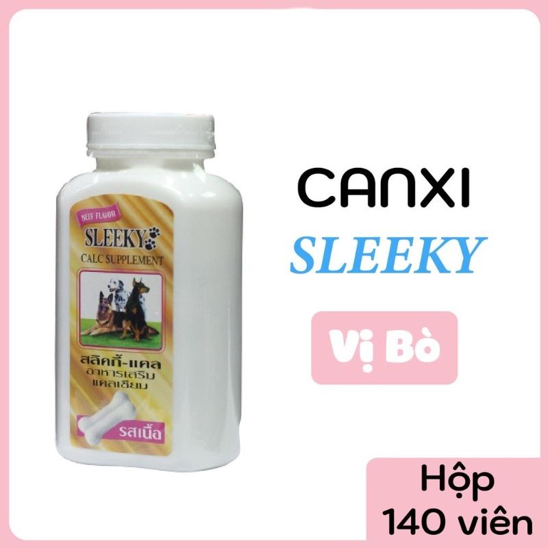 Canxi Thái Lan Sleeky chó mèo - canxi nano dinh dưỡng cho chó mang bầu