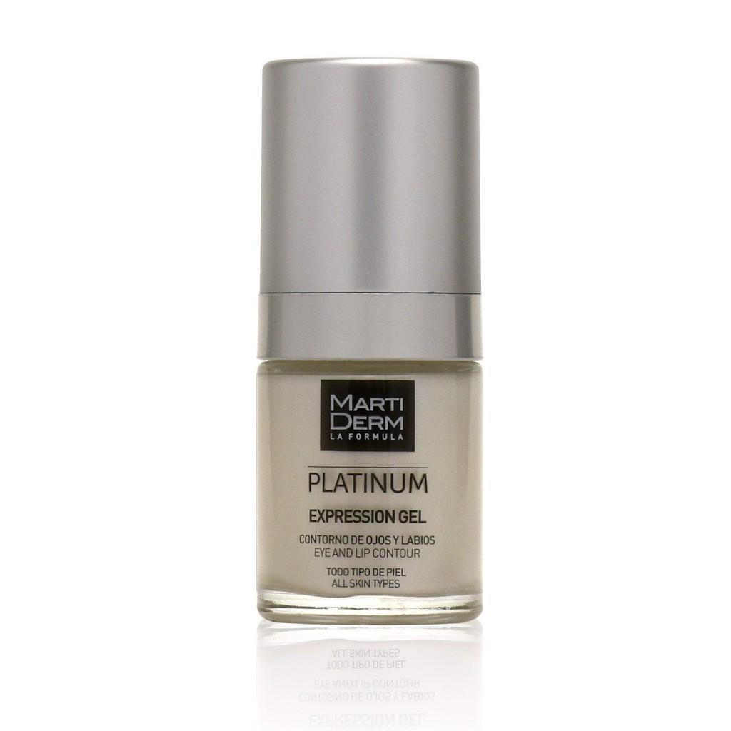 Gel Dưỡng Làm Đầy Rãnh, Giảm Nhăn Đuôi Mắt &amp; Khóe Miệng - MartiDerm Platinum Expression Gel (15ml)