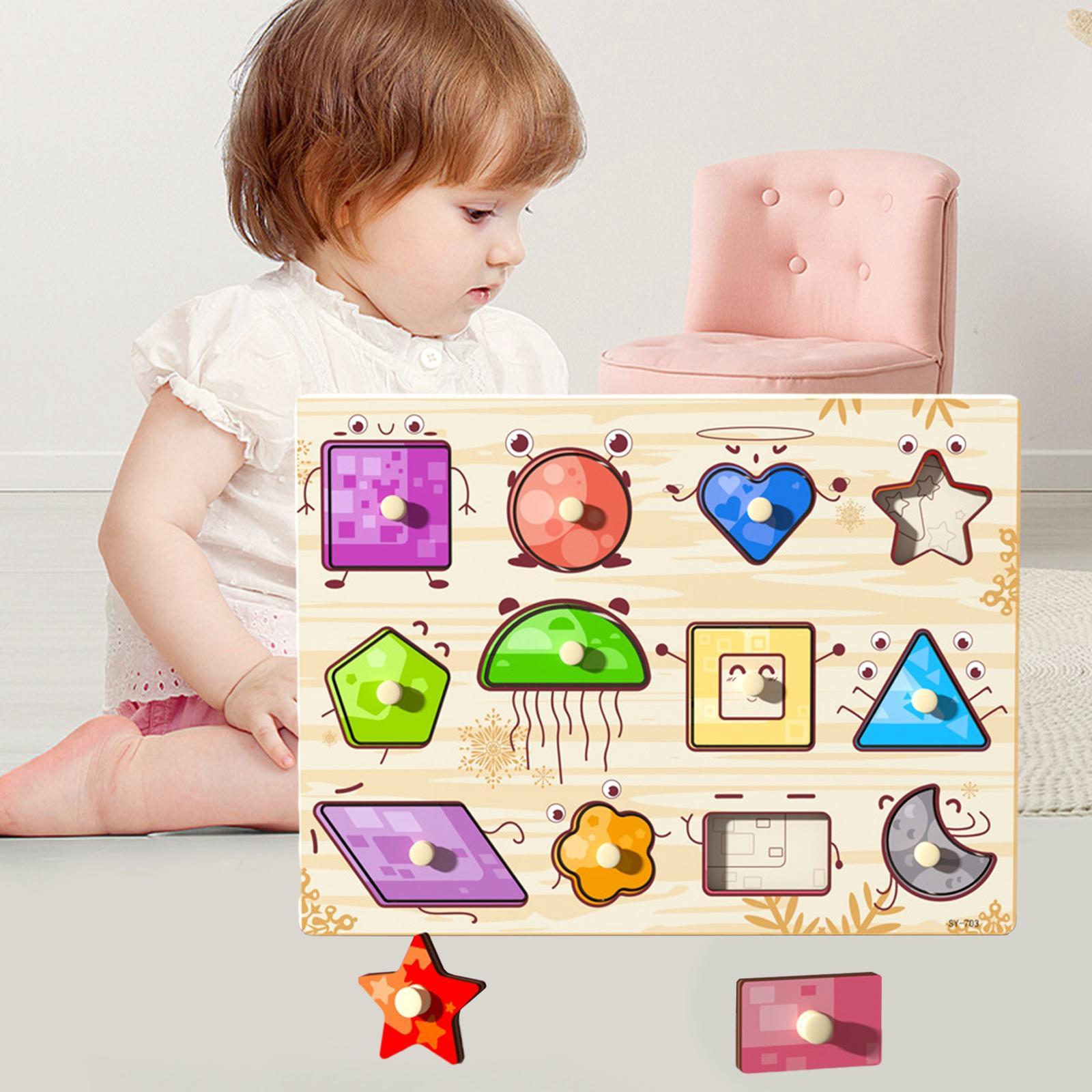 Wooden Jigsaw  Matching Game for Kids Children
