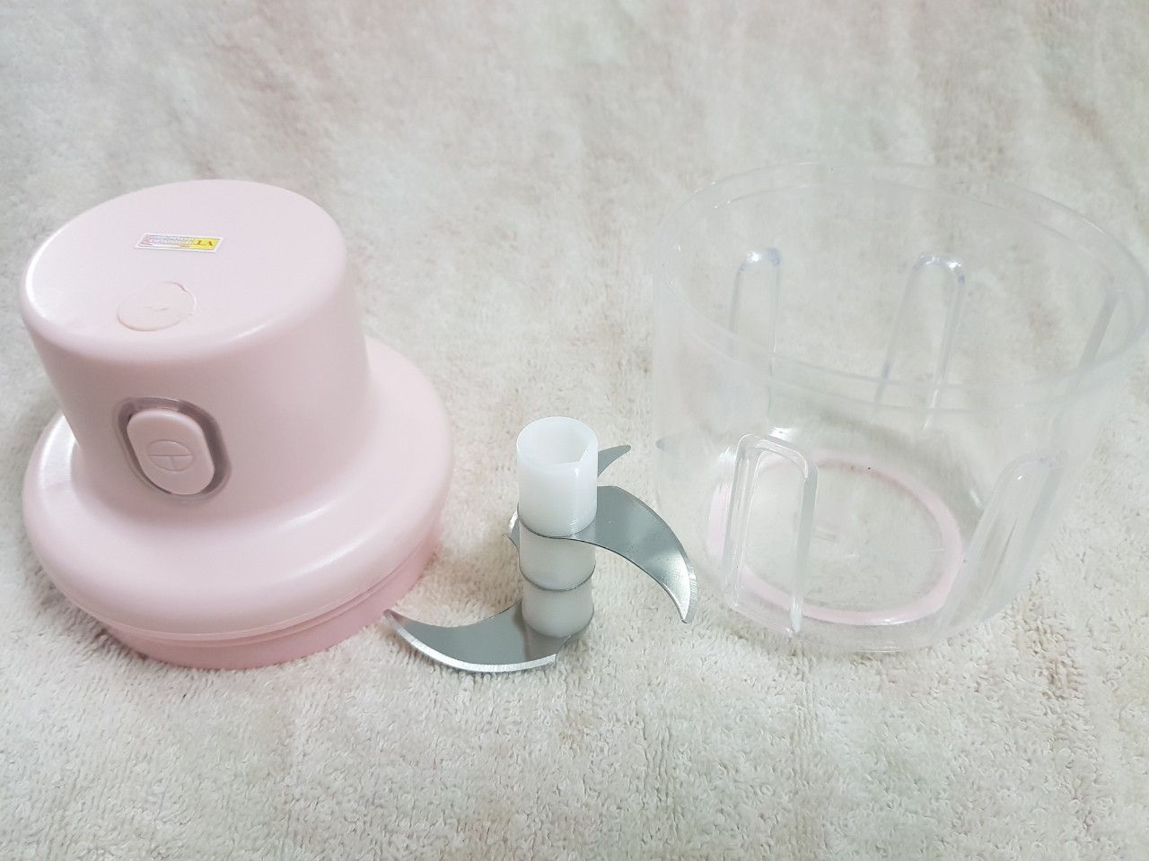 Máy xay tỏi ớt cầm tay mini, máy xay tỏi ớt bằng điện, dụng cụ xay tỏi ớt bằng tay tiện dụng cho nhà bếp - Hàng chính hãng
